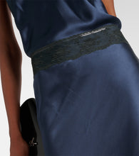 SIR Aries silk maxi skirt