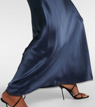 SIR Aries silk maxi skirt