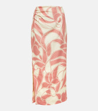 SIR Belletto printed linen maxi skirt - SIR Belletto 印花亚麻超长半身裙