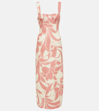 SIR Belletto printed linen midi dress. SIR Belletto 印花亚麻中长连衣裙