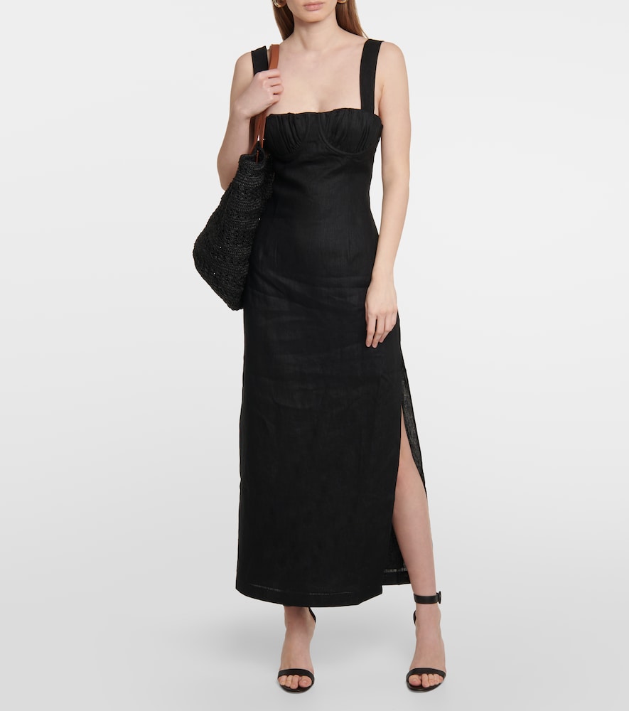 SIR Bettina linen maxi dress