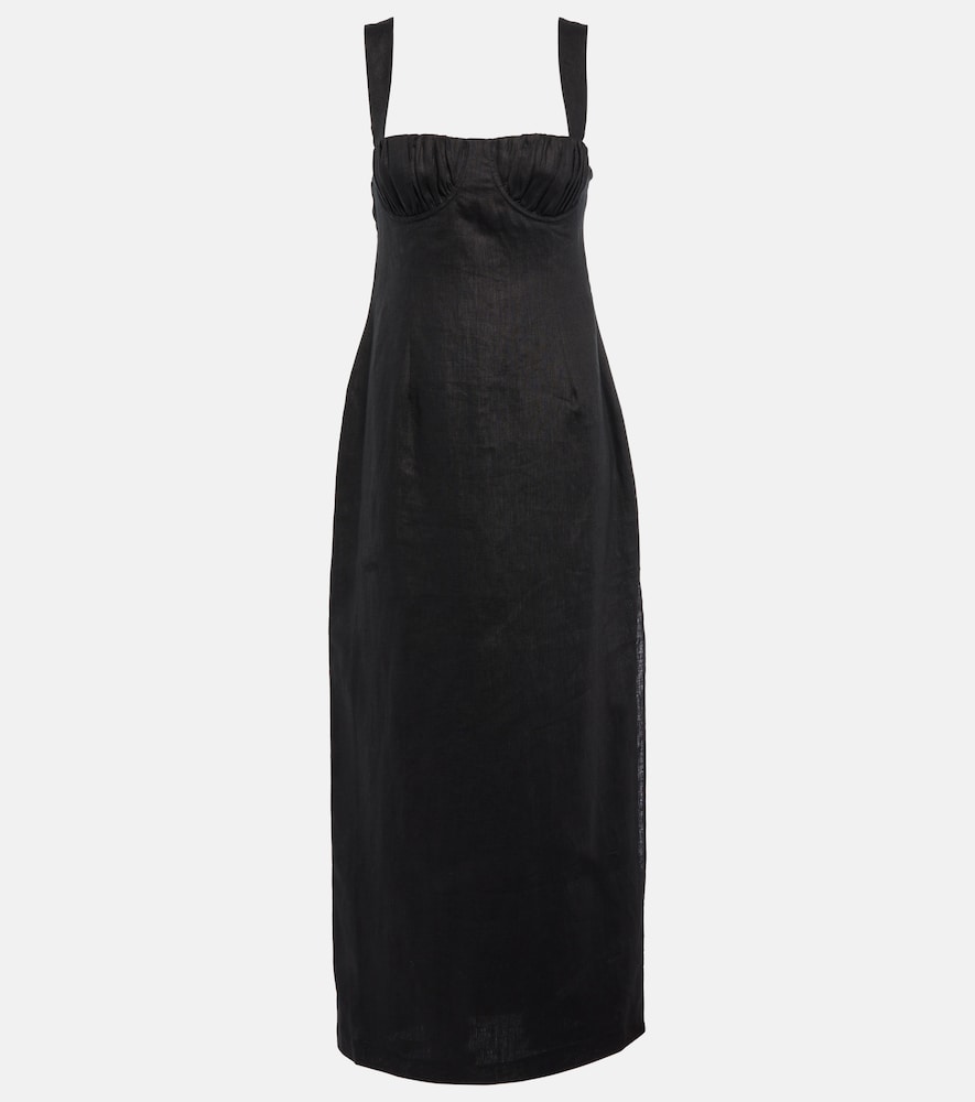 SIR Bettina linen maxi dress. SIR Bettina 亚麻长裙