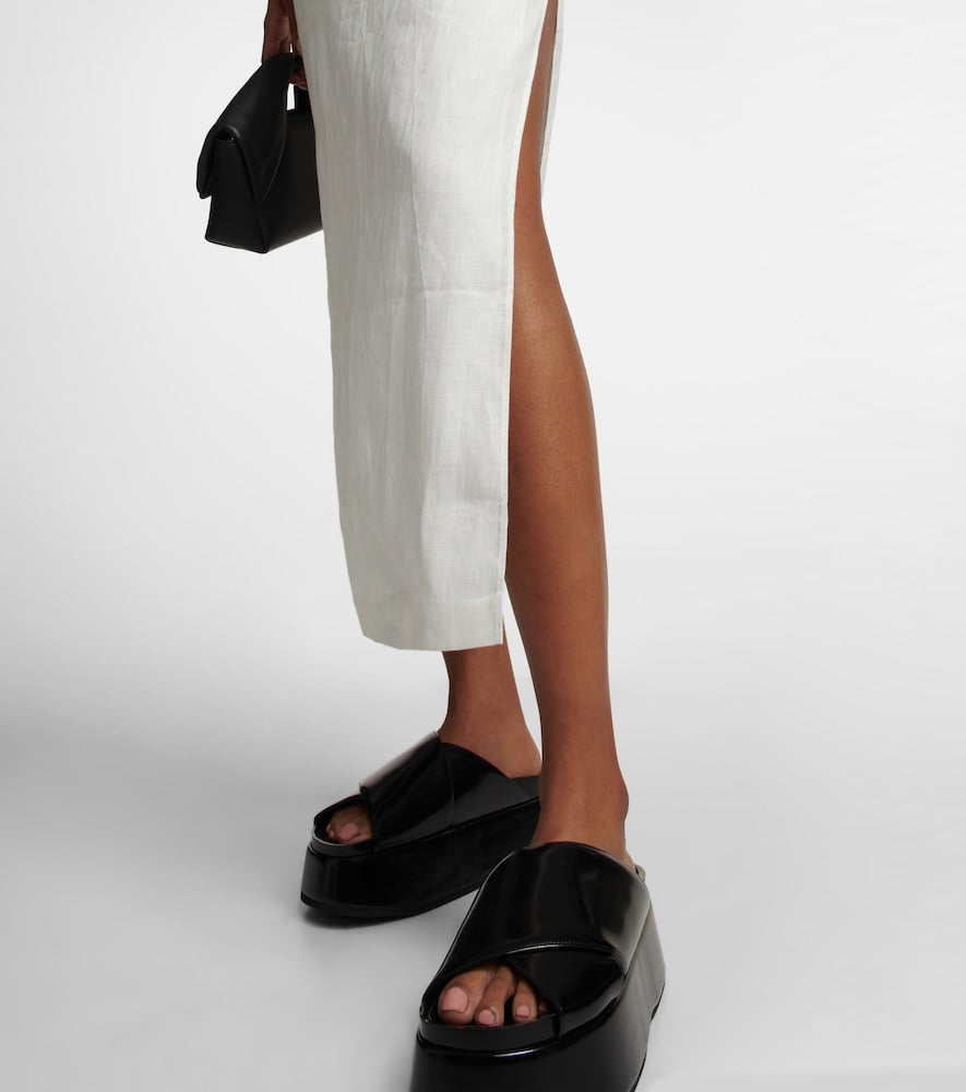 SIR Bettina linen midi dress