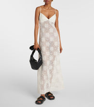 SIR Crochet cotton maxi dress