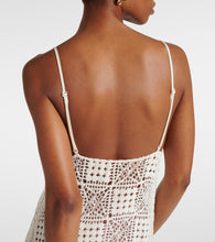 SIR Crochet cotton maxi dress