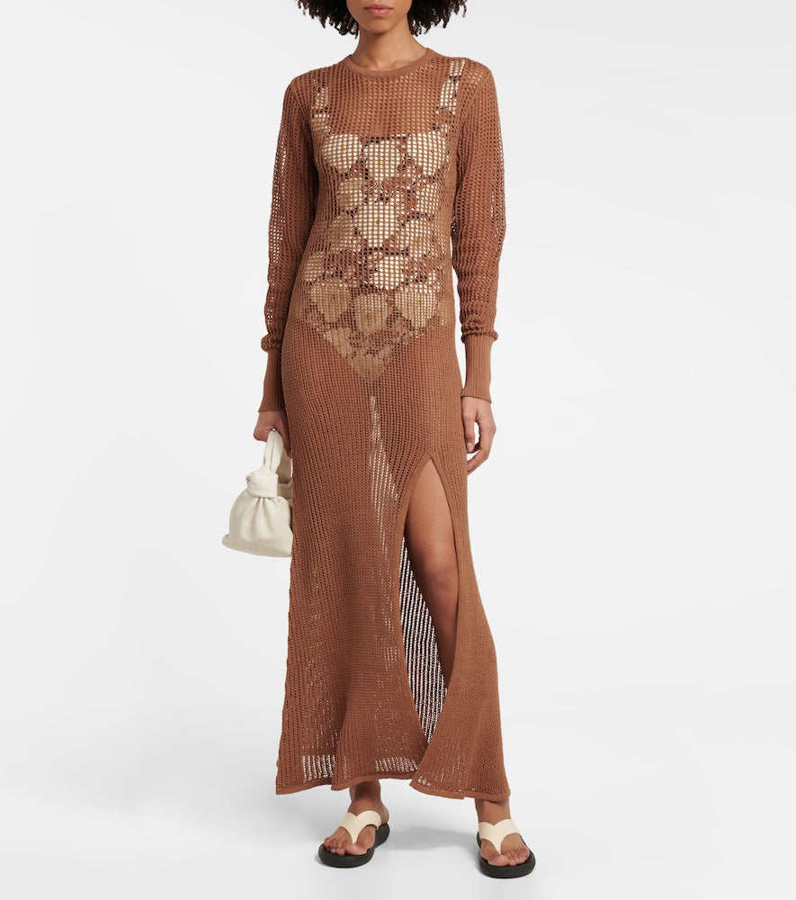 SIR Dulcie cotton-blend maxi dress