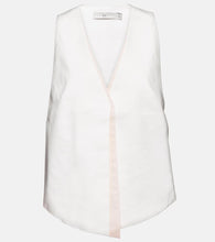 SIR Dune linen and cotton-blend vest