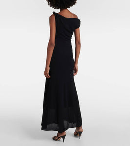SIR Glow Twist cotton-blend midi dress