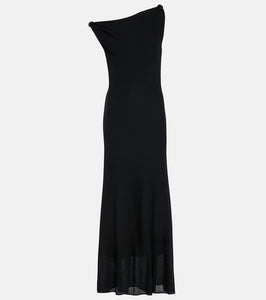 SIR Glow Twist cotton-blend midi dress