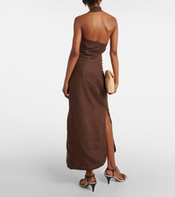 SIR Jerry linen midi skirt