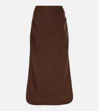 SIR Jerry linen midi skirt - SIR Jerry 亚麻中长裙