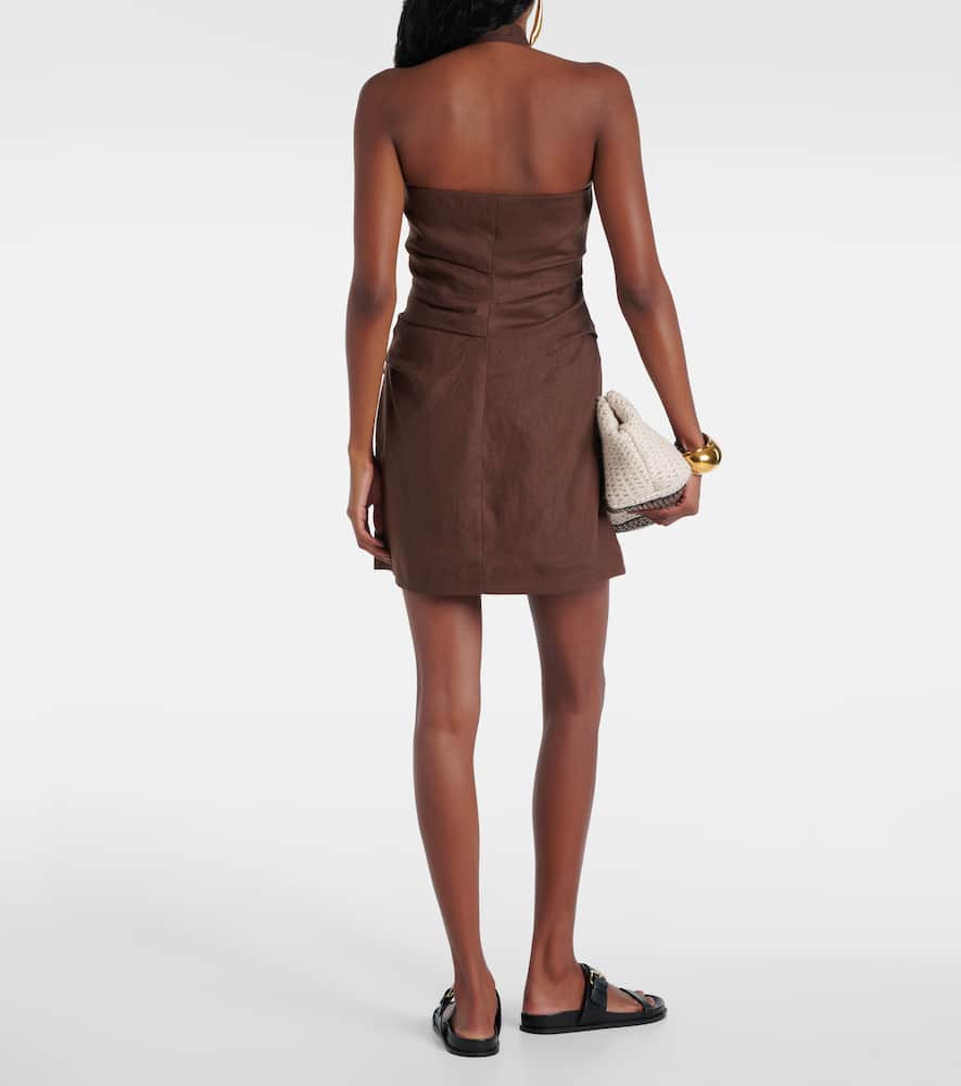 SIR Noemi halterneck minidress