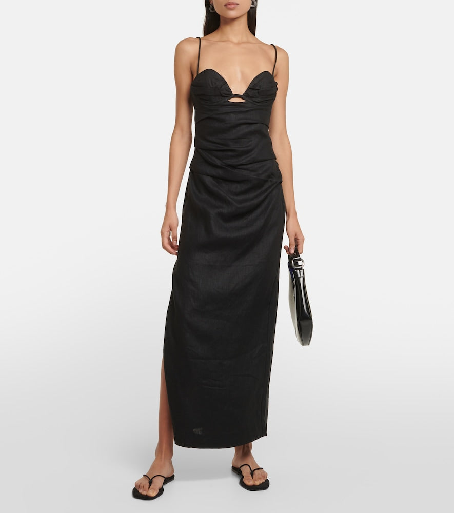 SIR Noemi linen maxi dress