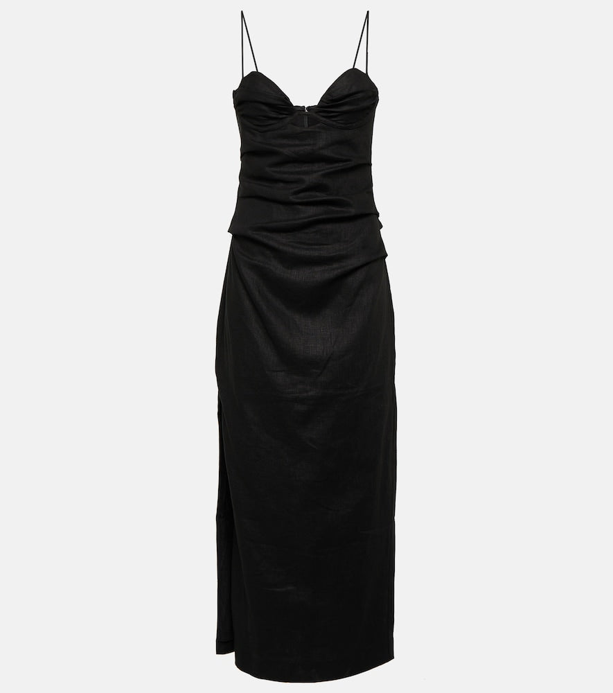 SIR Noemi linen maxi dress. SIR Noemi 亚麻长裙