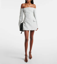 SIR Sandrine off-shoulder minidress