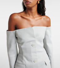 SIR Sandrine off-shoulder minidress