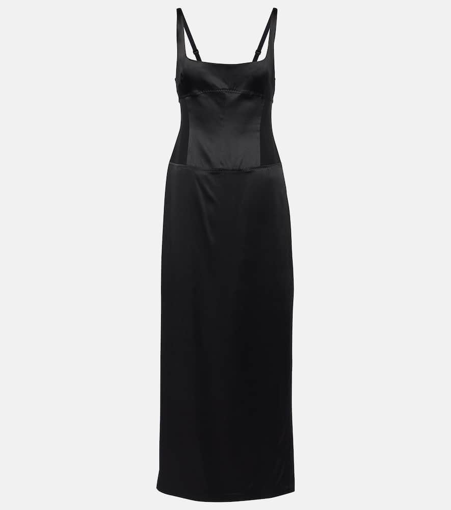 SIR Sonora Evening silk-blend satin midi dress