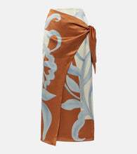 SIR Sorrento printed silk wrap skirt - SIR Sorrento 印花真丝裹身裙