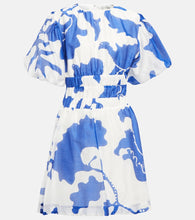 SIR Vivi printed cotton and silk minidress. SIR Vivi 印花棉丝迷你连衣裙