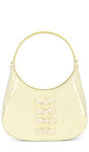 SAU LEE Sequin Mini Bag in Yellow