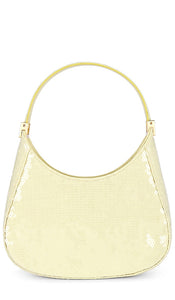 SAU LEE Sequin Mini Bag in Yellow