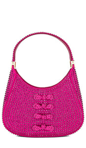 SAU LEE Crystal Mini Bag in Fuchsia