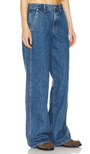 SLVRLAKE Mica Double Seam Wide Leg in Blue