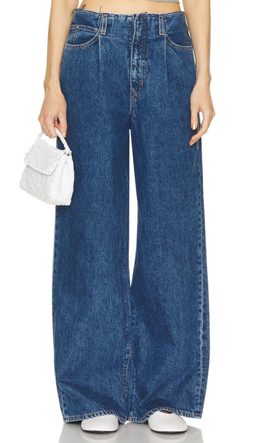 SLVRLAKE Taylor Wide Leg in Blue - SLVRLAKE Taylor jambe large en bleu - SLVRLAKE Taylor 蓝色阔腿裤 - SLVRLAKE Taylor Wide Leg in Blau - SLVRLAKE Taylor 와이드 레그 블루 색상 - SLVRLAKE Taylor gamba larga in blu