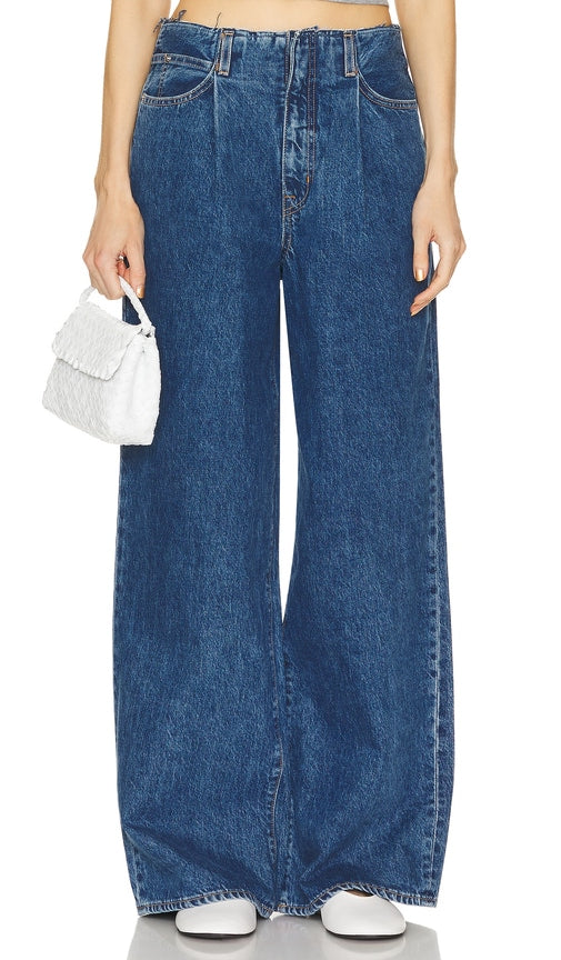 SLVRLAKE Taylor Wide Leg in Blue - SLVRLAKE Taylor jambe large en bleu - SLVRLAKE Taylor 蓝色阔腿裤 - SLVRLAKE Taylor Wide Leg in Blau - SLVRLAKE Taylor 와이드 레그 블루 색상 - SLVRLAKE Taylor gamba larga in blu