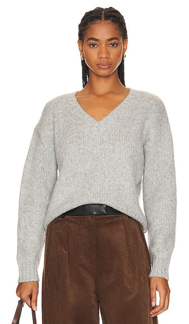 Steve Madden Houston Sweater in Light Grey - Pull Steve Madden Houston en gris clair - Steve Madden Houston 浅灰色毛衣 - Steve Madden Houston Pullover in Hellgrau - Steve Madden 휴스턴 스웨터 라이트 그레이 색상 - Maglione Steve Madden Houston in grigio chiaro