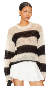 Steve Madden Elson Sweater in White - Steve Madden - Pull Elson en blanc - Steve Madden Elson 白色毛衣 - Steve Madden Elson Pullover in Weiß - Steve Madden 엘슨 스웨터 화이트 색상 - Maglione Steve Madden Elson in bianco