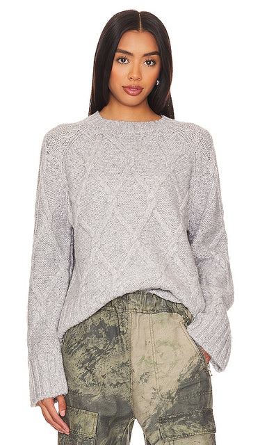 Steve Madden Micah Sweater in Grey - Pull Steve Madden Micah en gris - Steve Madden Micah 灰色毛衣 - Steve Madden Micah Pullover in Grau - Steve Madden 미카 스웨터그레이 색상 - Maglione Micah di Steve Madden in grigio