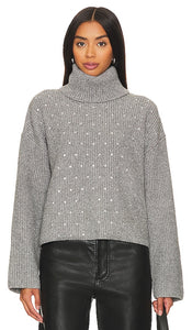 Steve Madden Astro Sweater in Grey - Steve Madden Astro Pull en Gris - Steve Madden Astro 灰色毛衣 - Steve Madden Astro Pullover in Grau - Steve Madden 아스트로 스웨터그레이 색상 - Maglione Astro di Steve Madden in grigio