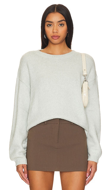 Steve Madden Colette Sweater in Sage - Pull Steve Madden Colette en sauge - Steve Madden Colette 鼠尾草色毛衣 - Steve Madden Colette Pullover in Salbei - Steve Madden 콜레트 스웨터 - Maglione Colette di Steve Madden color salvia