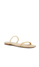 Steve Madden Tahiti Sandal in Metallic Gold