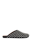 Steve Madden Glimmer Flat in Black | Rhinestone Ballet Flats for Women
