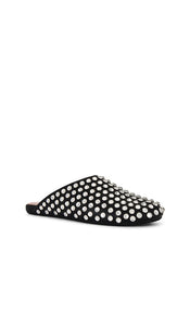 Steve Madden Glimmer Flat in Black