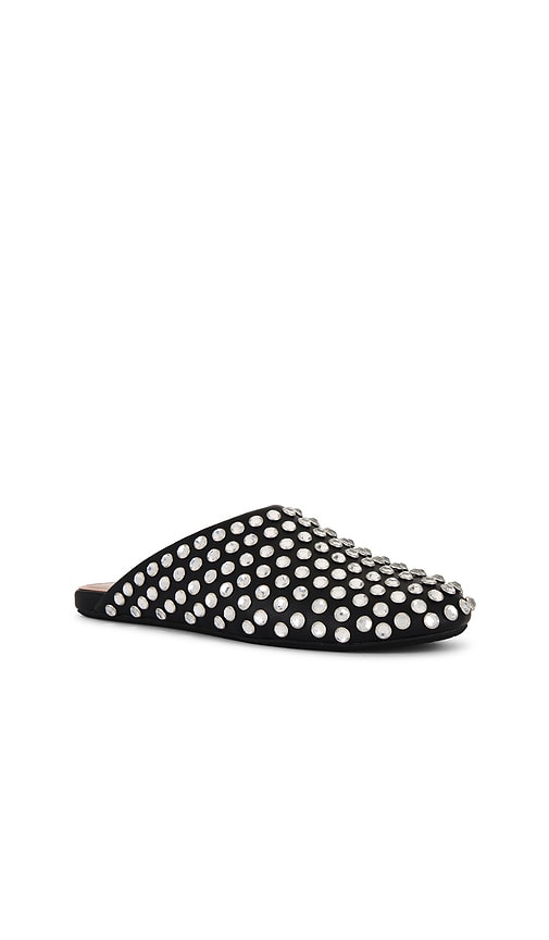 Steve Madden Glimmer Flat in Black