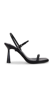 Steve Madden Zenn Sandal in Black | Black Heeled Sandals for Women