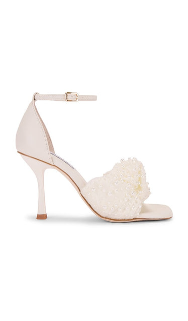 Steve Madden Assume Heel in Ivory | Pearl Pump Heels for Women