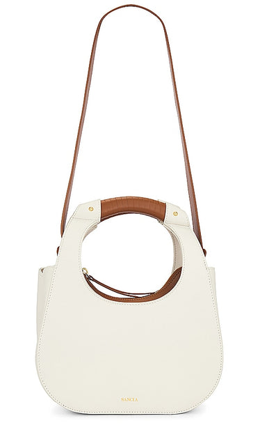 Sancia The Dacia Teardrop Bag in Ivory