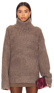 SNDYS Cecilia Jumper in Brown - SNDYS Pull Cecilia en Marron - SNDYS Cecilia 棕色毛衣 - SNDYS Cecilia Pullover in Braun - SNDYS Cecilia 점퍼브라운 색상 - Maglione SNDYS Cecilia in marrone
