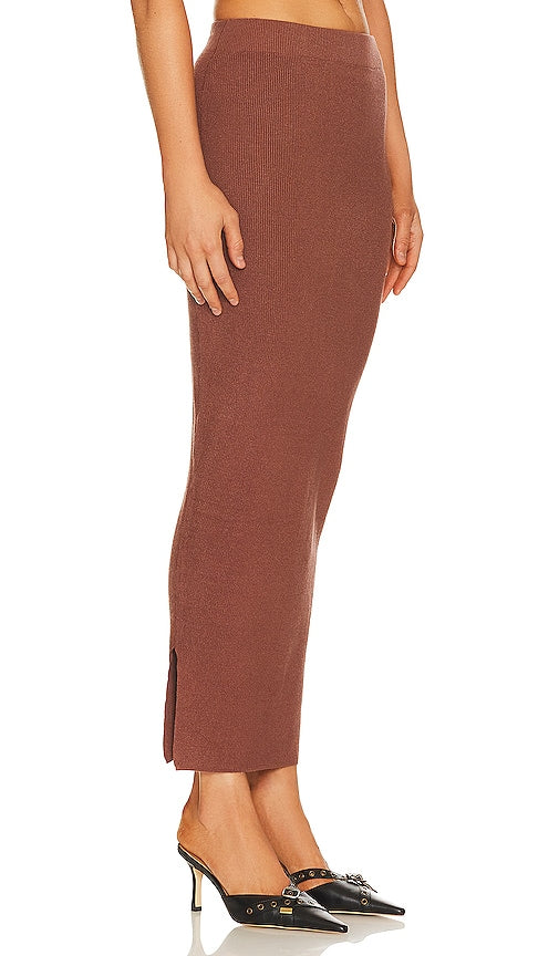 SNDYS Fawn Skirt in Brown
