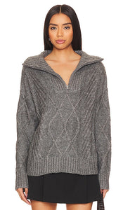 SNDYS Jax Pullover in Grey - Pull SNDYS Jax en gris - SNDYS Jax 灰色套头衫 - SNDYS Jax Pullover in Grau - SNDYS Jax 풀오버 그레이 색상 - Pullover SNDYS Jax in grigio