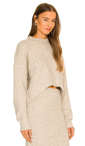 SNDYS Late Lunch Sweater in Beige