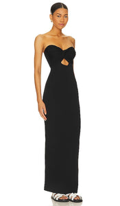 SNDYS Maia Maxi Dress in Black