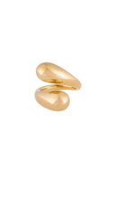SOKO Twisted Dash Ring in Metallic Gold