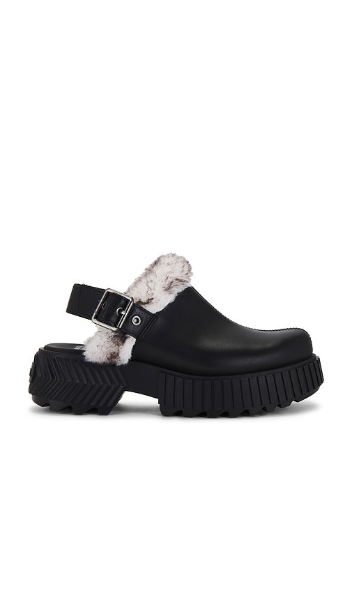 Sorel Ona Ave Clog Cozy in Black | Black & Sea Salt Clogs for Women