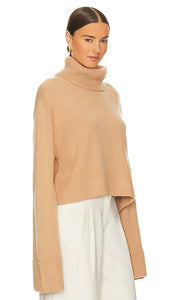 Song of Style Olisa Oversized Turtleneck in Beige