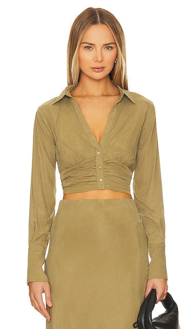 SOVERE Atone Shirt in Olive - Chemise SOVERE Atone en olive - SOVERE Atone 橄榄色衬衫 - SOVERE Atone Hemd in Oliv - SOVERE Atone 셔츠 올리브 색상 - Camicia SOVERE Atone in oliva